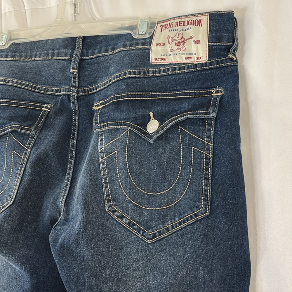 NWT True Religion sz36x33.5 Billy Relaxed Bootcut Fit in Dark Hibernation Wash - Picture 8 of 9